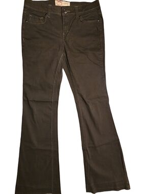 L.E.I. 🖤 Vintage Black Sophia Hipster Flare Jeans Y2K Low-Rise Sz 5 Jr 🖤